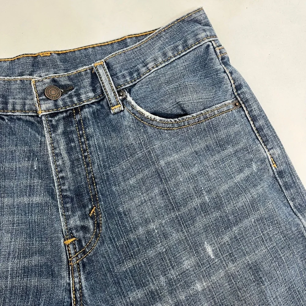 Levi's 505 Mens Size 30X32 Straight Fit Jeans Blue‎ Denim Pockets Retro Inspired